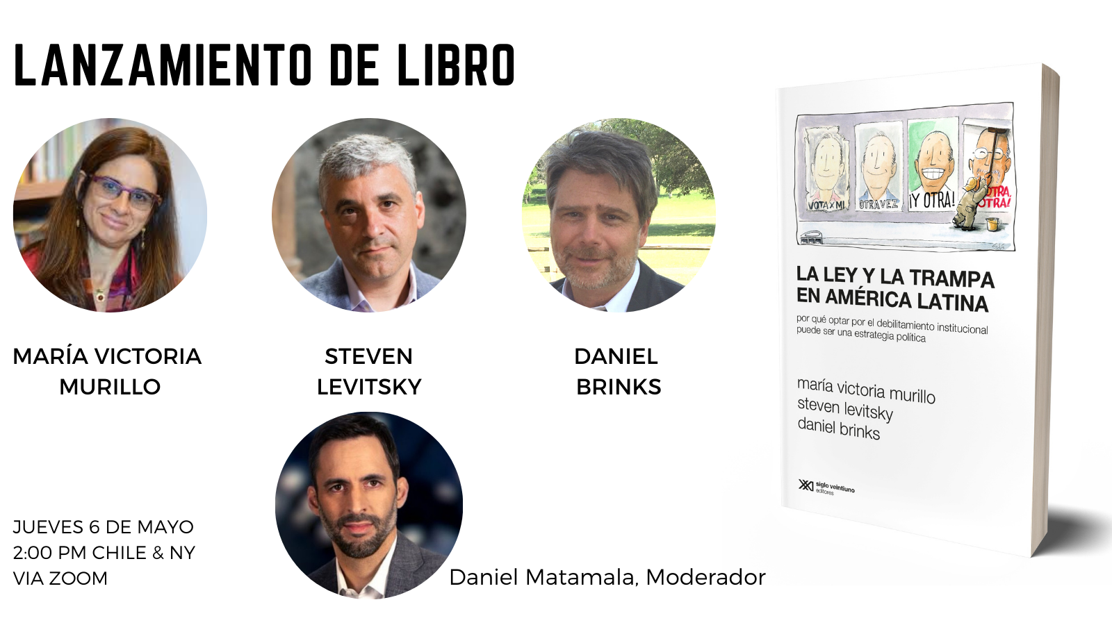 Presentación de Libro La Ley y la Trampa en América Latina Luksic